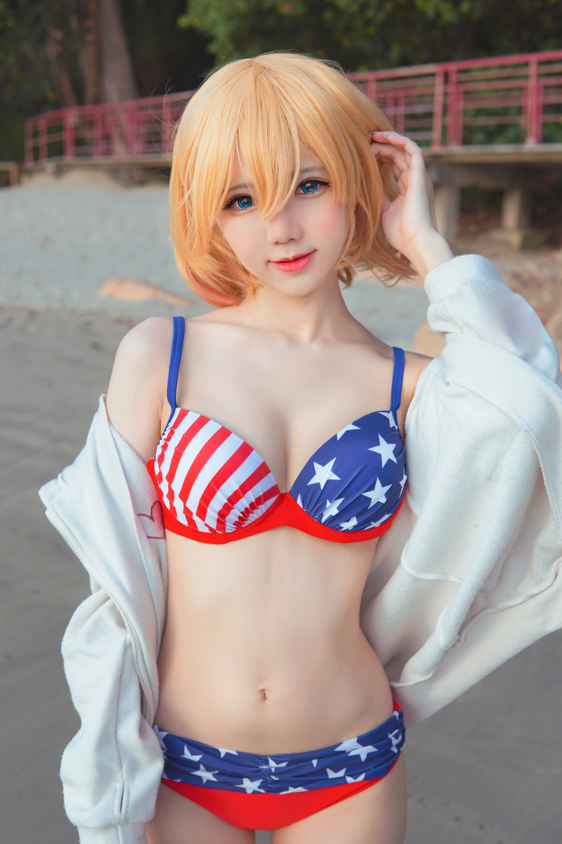 061.Sally Dorasnow –Mami Nanami Bikini 0